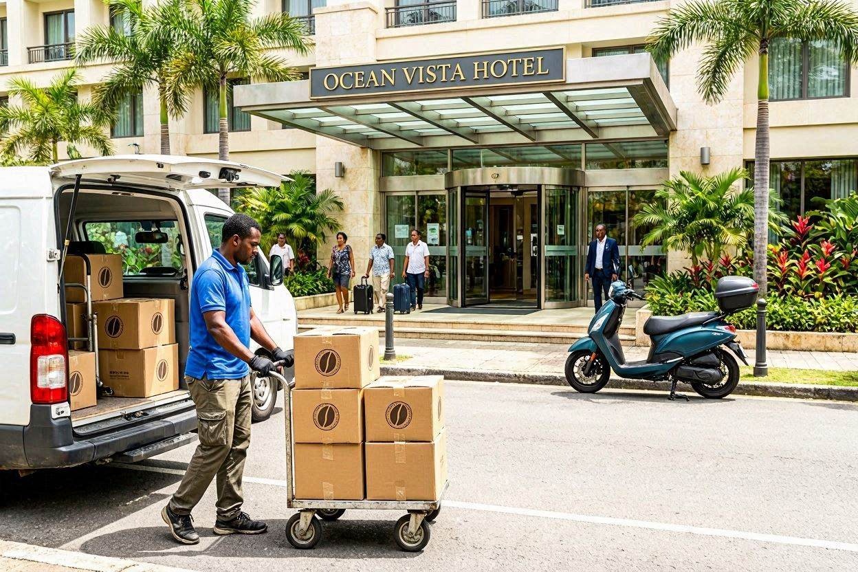 Delivery to hotel